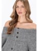DreiMaster Vintage Women Cardigan in grey melange