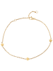 Adeliás Damen Armband – Stern aus Edelstahl 22 cm in gold