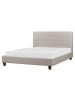 Beliani Doppelbett LA ROCHELLE in Grau - (W) 170 x (H) 108 x (L) 218 cm