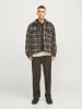 Jack & Jones Gefütterte Jacke in Chocolate Brown