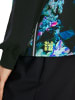 MARC CAIN Bluse in Materialmix in Blau