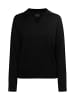 DreiMaster Klassik Damen Strickpullover in Schwarz
