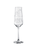 Mr. & Mrs. Panda Champagnerglas Bär Kind mit Spruch in Transparent