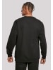 F4NT4STIC Sweatshirt Basketball On Fire Sport CREW in schwarz