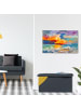 relaxdays Sitzbank in Dunkelgrau - (B)76,5 x (H)37,5 x (T)38,5 cm