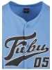 FUBU Tanks & Camis in light blue/black/creme