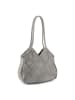 FREDs BRUDER Criss-Cross Shopper Tasche Leder 30 cm grey