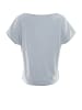 Winshape Kurzarmshirt Ultra Light mit Glitzer-Aufdruck MCT002 in cool grey/glitzer/weiß