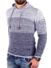 RESLAD Strickpullover Colorblock in indigoblau