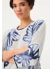 Olsen Strickpullover Henny in weiß blau - 0001