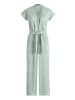 Betty Barclay Jumpsuit mit Bindegürtel in Chinois Green