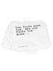 Mr. & Mrs. Panda Potholder Ein Fuchs muss tun,... mit Spruch in Weiß