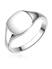 Männerglanz Ring aus Sterling Silber in silber