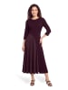CARTOON Jerseykleid mit 3/4 Arm in Dark Dahlia