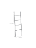 relaxdays Handtuchleiter in Schwarz - (B)55 x (H)171 cm