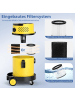 COSTWAY Nass- & Trockensauger 1200W HEPA-Filter in Gelb