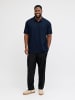 JACK & JONES PLUS Poloshirt in Navy Blazer
