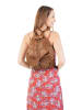 Samantha Look Rucksack echt Leder in cognac