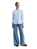 Marc O'Polo Streifenbluse oversize in Bright Blue