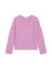 Marc O'Polo V-Neck-Pullover loose in berry lilac