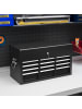 HOMCOM Werkzeugkasten-60L x 26B x 34H cm-Schwarz