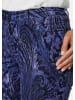 MADELEINE Schlanke Hose mit Paisley-Print, Stretch in pflaume / multicolor