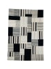 Kayoom Kurzflor Teppich Radical 320 in grau - multi - rechteckig