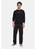 JACK & JONES Junior Sweatshirt 'Point Sweat Badge' in schwarz