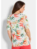 GOLDNER Cityshirt mit floralem Muster in bunt / gemustert