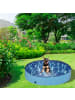 relaxdays Hundepool in Blau - (H)30 x Ø 160 cm