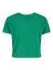Urban Classics T-Shirt in froggreen/white
