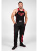 Gorilla Wear Wallace Mesh Pants - Schwarz/Rot