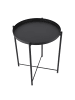 home24 Beistelltisch Amicus in Schwarz