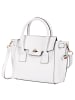 Florence Florence Handtasche Leder weiß ca. 30cm