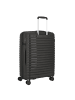 D&N Travel Line 4500 4 Rollen Kofferset 3-teilig mit Dehnfalte in black
