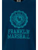 Franklin & Marshall T-Shirt Mit Maxi Print in blau