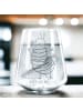 Mr. & Mrs. Panda Trinkglas Hummel flauschig ohne Spruch in Transparent