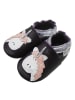 Bemesu Baby Krabbelschuhe aus Leder, weiche Lauflernschuhe mit rutschfester Sohle 