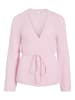 Vila Wickelstrickjacke in Cherry Blossom