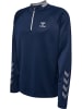 Hummel Trikot L/S Hmlgg12 Action Half Zip Sweat in MARINE/ALLOY