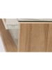 ABRIHOME LED-TV-Schrank 170cm– Hochglanz Weiß & Holzoptik,mit Glaselementen