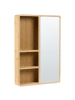Beliani Bad-Spiegelschrank GUATAVITA in Braun - (W) 41 x (H) 61 x (L) 9 cm