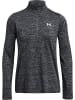 Under Armour Pullover "Tech 1/2 Zip- Twist" in Schwarz