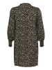 KAFFE curve Kleid KCmahlena A-shape in Black/Elephant Graphic lines