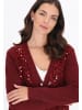 Albee Women Cardigan in Burgundy