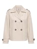 ONLY HANNAH SHORT LIFE TRENCHCOAT in Humus