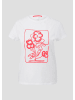 QS T-Shirt in 01D0_weiß