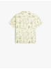KOTON Shirt in Ekru Gemustert
