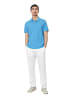 Marc O'Polo DfC Poloshirt Jersey shaped in azure blue