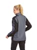 erima Six Wings Jacke mit abnehmbaren Ärmeln in slate grey/schwarz